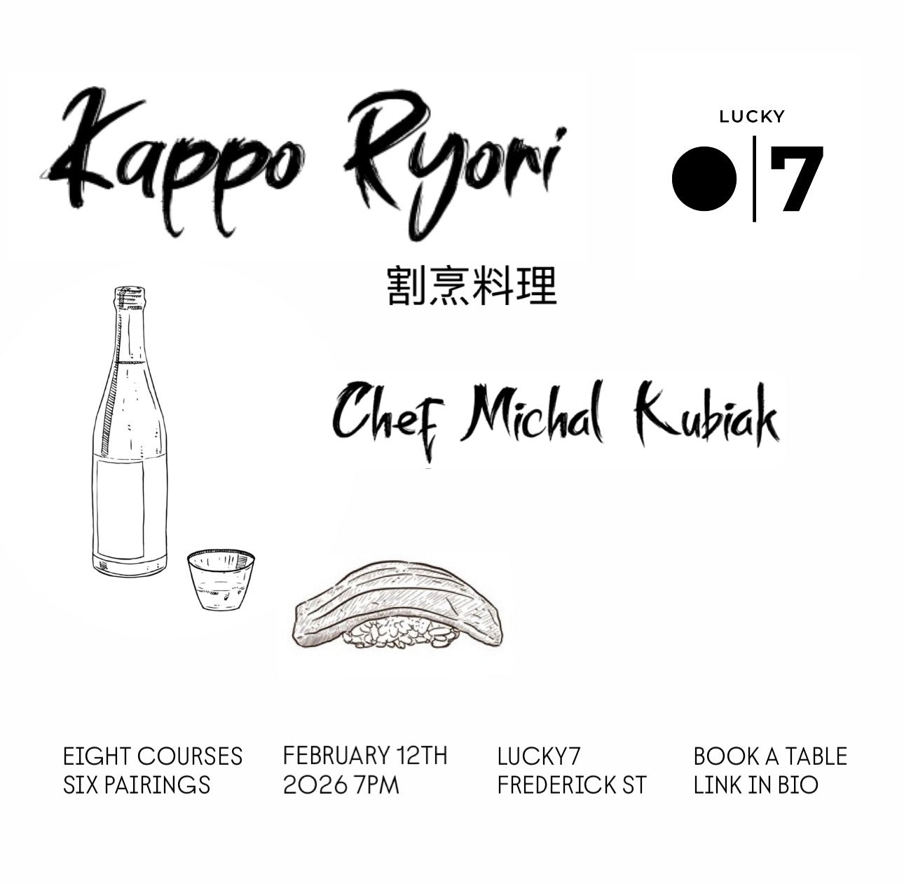 Kappo Ryori (7pm)